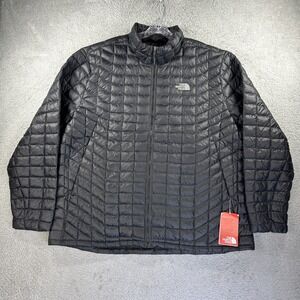The North Face Jacket Mens XXXL Black Thermoball Eco Trekker Puffer Bubble NEW